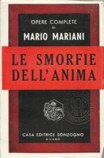 Le smorfie dell'anima - Mario Mariani - copertina