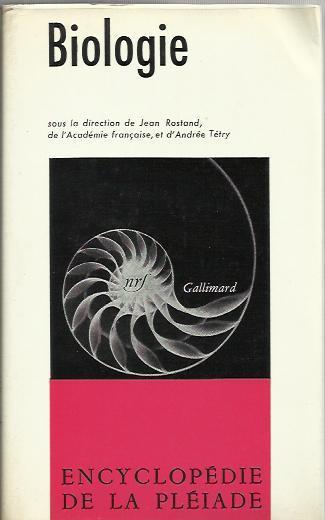 Biologie - Jean Rostand - copertina