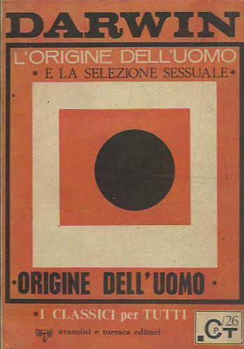 L' Origine dell'uomo e la selezione sessuale - Charles Darwin - copertina