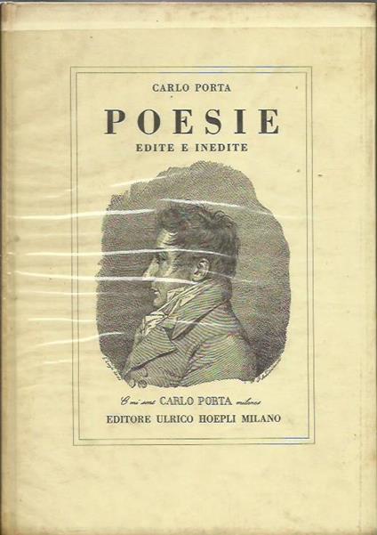 Poesie edite e inedite - Carlo Porta - copertina