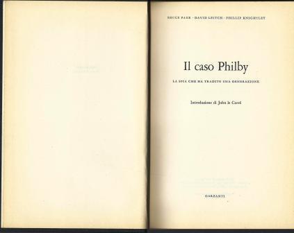 Il caso Philby - copertina