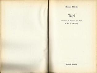 Taipi - Herman Melville - copertina