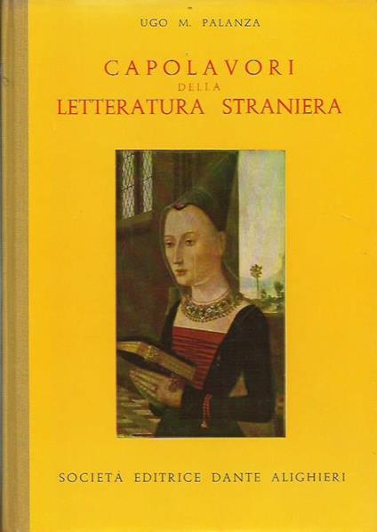 Capolavori della letteratura straniera - Ugo M. Palanza - copertina