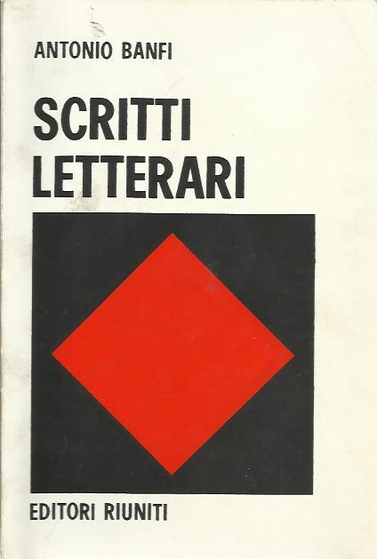 Scritti letterari - Antonio Banfi - copertina