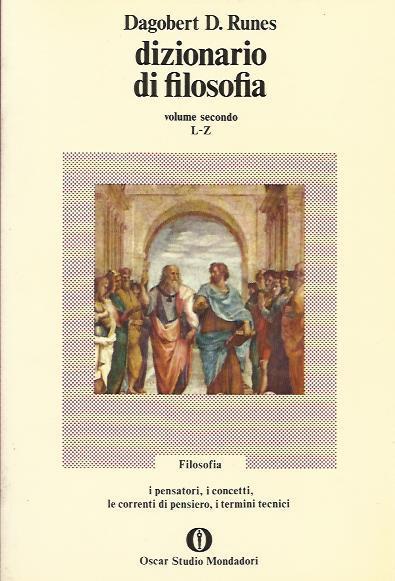 Dizionario di Filosofia 2 - Dagobert D. Runes - copertina