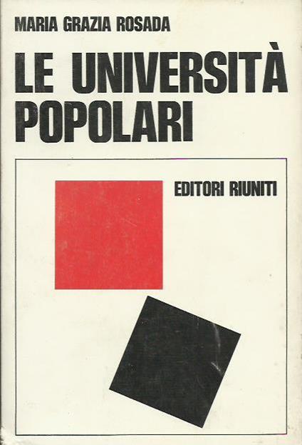 Le Università Popolari - copertina