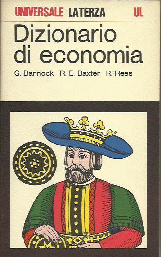 Dizionario di economia - Graham Bannock - copertina