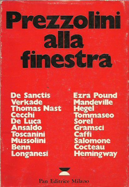 Prezzolini alla finestra - Giuseppe Prezzolini - copertina