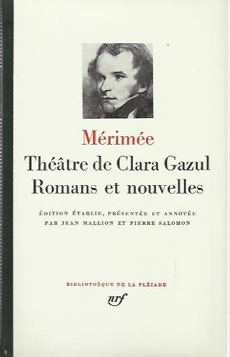 Théatre de Clara Gazul Romans et nouvelles - Prosper Mérimée - copertina