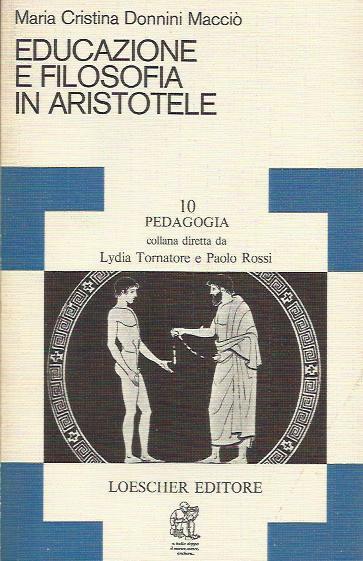 Educazione e filosofia in Aristotele - Mario Donnini - copertina