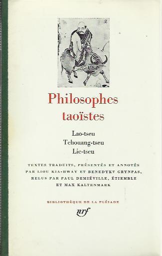 Philosophes taoistes - copertina