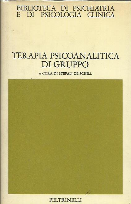 Terapia Psicoanalitica Di Gruppo - copertina