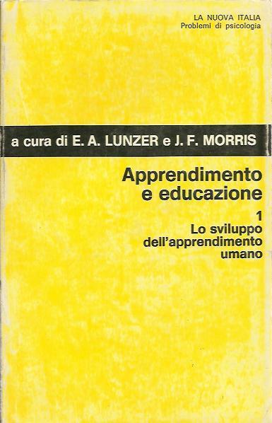 Apprendimento e educazione 1 - copertina