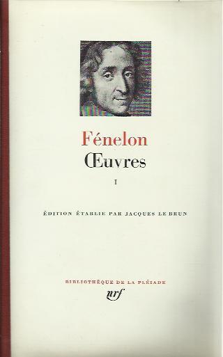 Oeuvres Volume Primo - François Fénelon - copertina