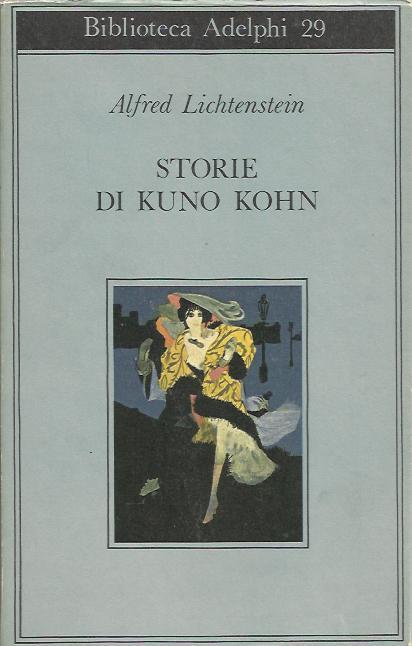 Storie di Kuno Kohn - Alfred Lichtenstein - copertina