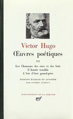 Oeuvres poétiques Volume Terzo