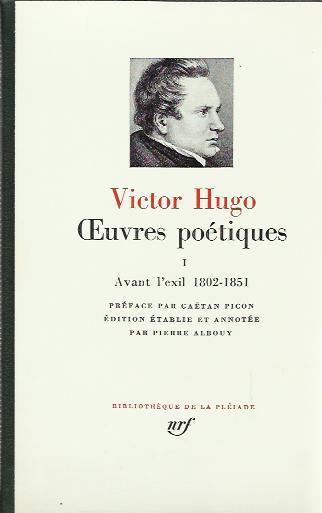 Oeuvres poétiques Volume Primo - Victor Hugo - copertina