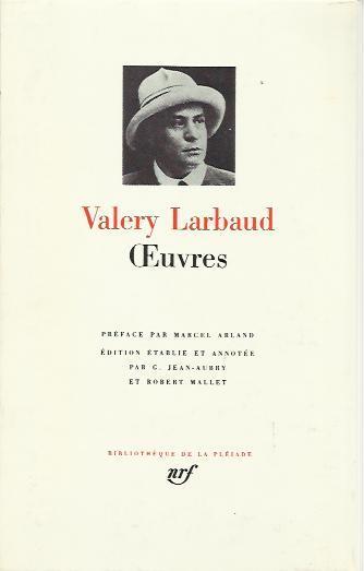 Oeuvres - Valéry Larbaud - copertina