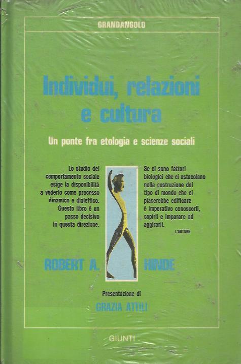 Individui, relazioni e cultura - Robert A. Hinde - copertina