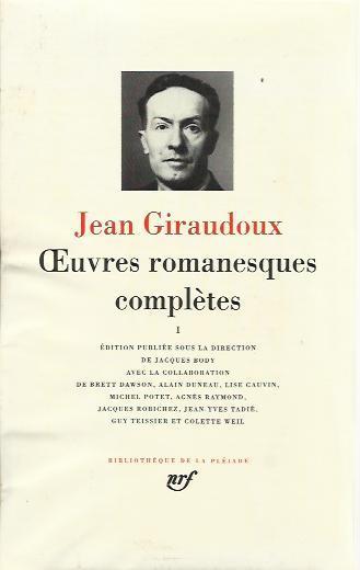 Oeuvres romanesques complétes Volume Primo - Jean Giraudoux - copertina