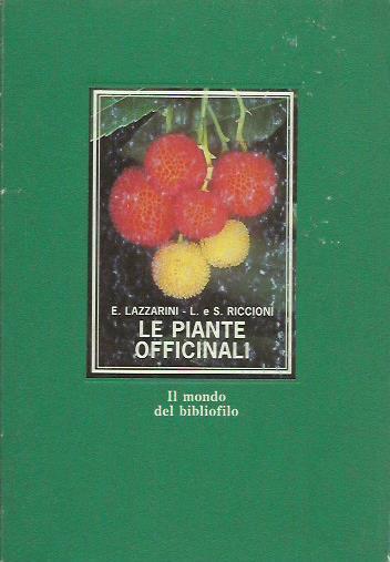 Le Piante officinali - Ennio Lazzarini - copertina