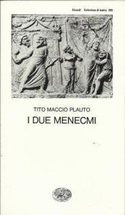 I due menecmi - T. Maccio Plauto - copertina