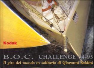 B.O.C. Challenge 94-95. Il giro del mondo in solitario di Giovanni Soldini - Carlo Borlenghi - copertina