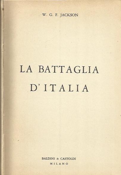 La Battaglia d'Italia - William G. F. Jackson - copertina