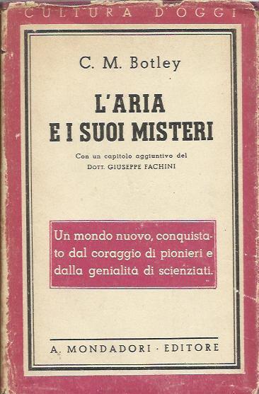 L' ARIA E I SUOI MISTERI. Con un capitolo aggiuntivo di Giuseppe Fachini - Cicely Mary Botley - copertina