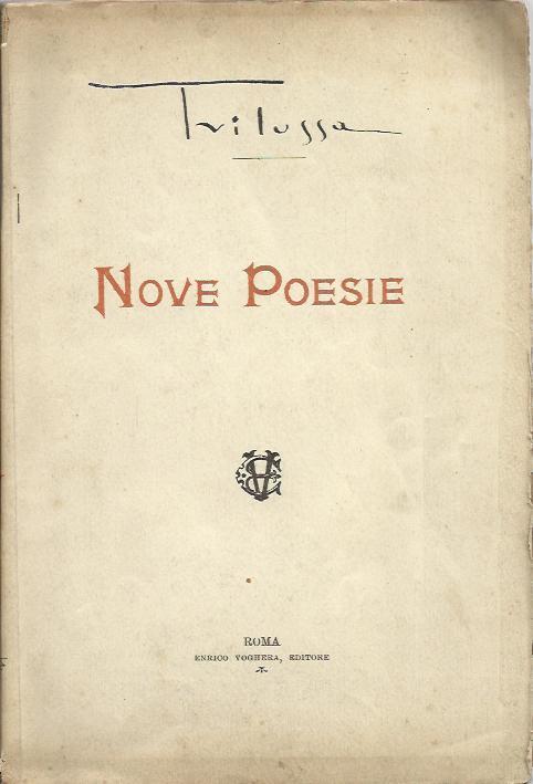 Nove poesie - Trilussa - copertina