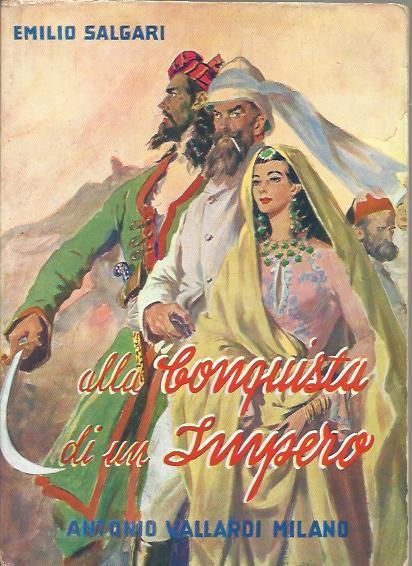 Alla conquista di un impero - Emilio Salgari - copertina