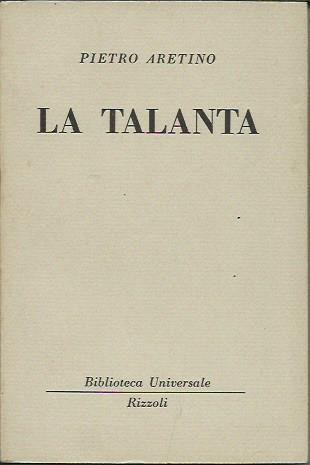 La Talanta - Pietro Aretino - copertina