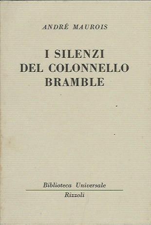 I silenzi del colonnello Bramble - André Maurois - copertina