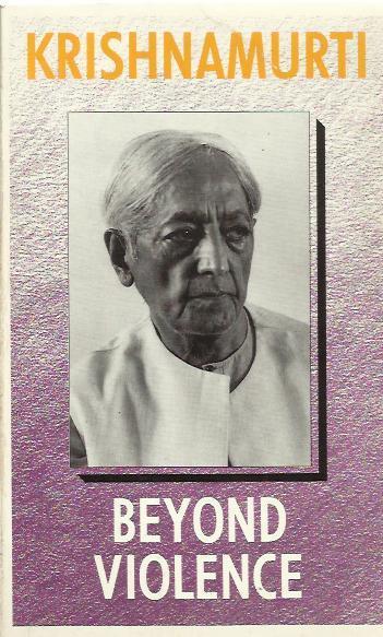 Beyond Violence - Jiddu Krishnamurti - copertina