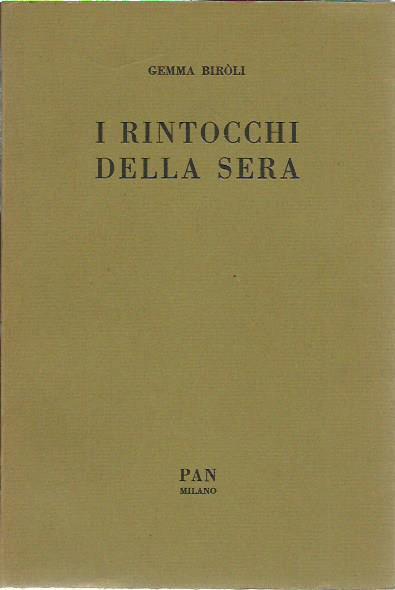 I rintocchi della sera - Gemma Biroli - copertina