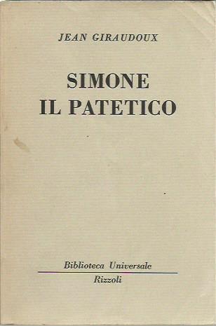 Simone il patetico - Jean Giraudoux - copertina