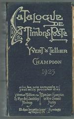 CATALOGUE DE TIMBROS POSTE - Ed. Yvert & Tellier 1923