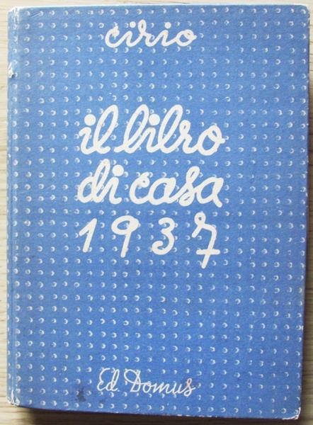 Cirio - Il Libro Di Casa 1937 - copertina