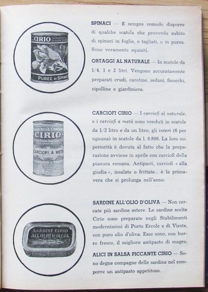 Cirio - Il Libro Di Casa 1937 - 2