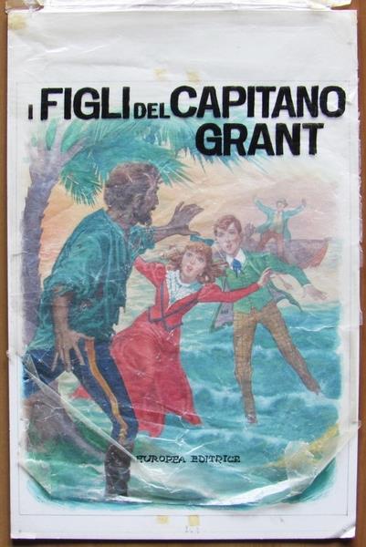 Tavola originale di NERI per VERNE - I FIGLI DEL CAPITANO GRANT - Ed. Europea - Jules Verne - 3