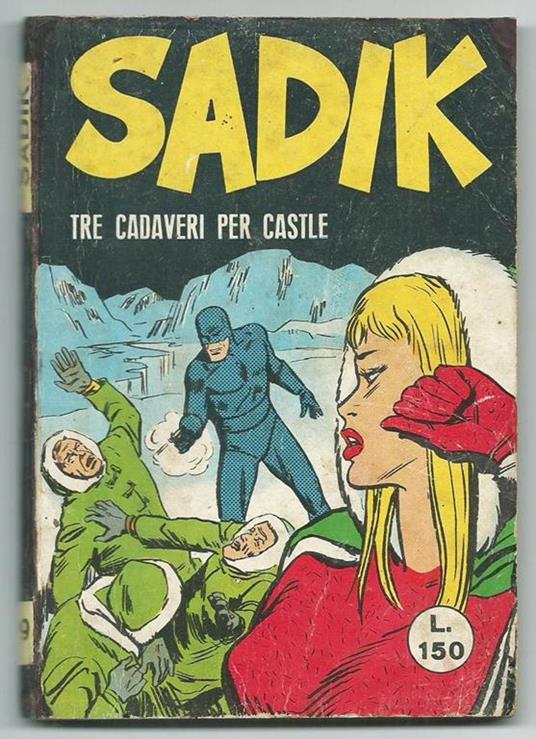 Sadik N.9. Tre Cadaveri per Castle. Serie Diamante - copertina