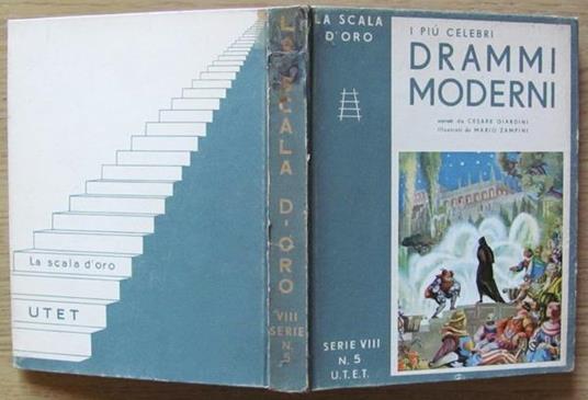 I Più Celebri Drammi Moderni. Storie Di Re e Di Guerrieri. La Scala D'oro Serie Viii N.5 ill. da Zampini - Cesare Giardini - copertina