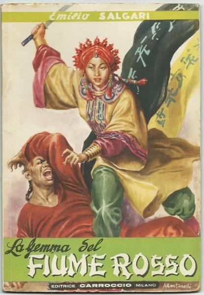 La Gemma del Fiume rosso - Emilio Salgari - copertina