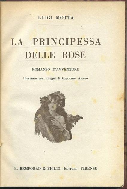 La Principessa delle Rose - Luigi Motta - copertina