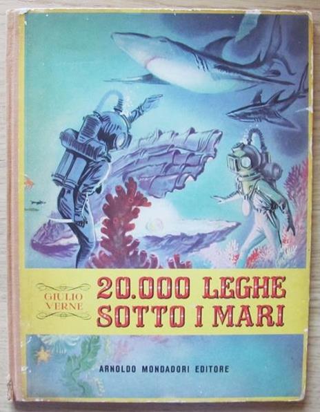 20.000 Leghe Sotto I Mari - Jules Verne - copertina