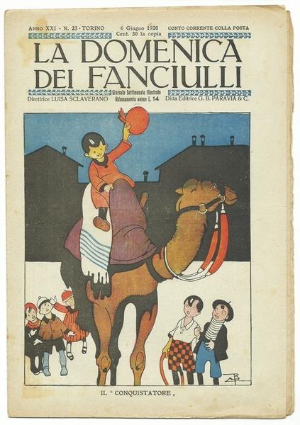 La Domenica Dei Fanciulli N.23 Del 6 Giugno 1920 - copertina