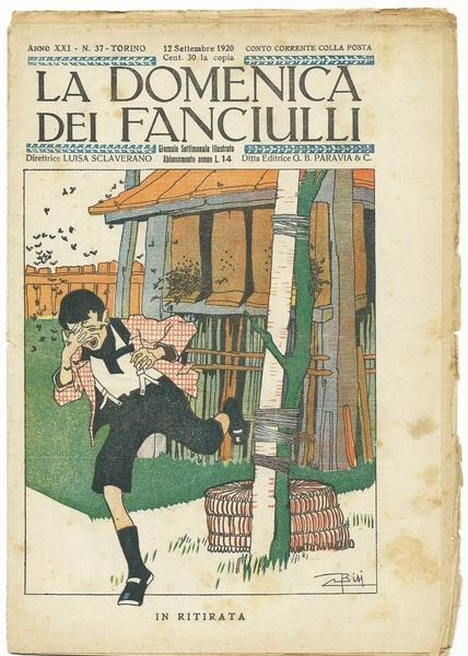 La Domenica Dei Fanciulli N.37 Del 12 Settembre 1920 - copertina