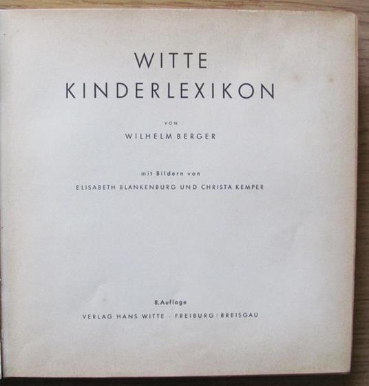 Witte Kinderlexikon - Wilhelm Berger - 5