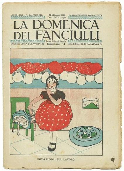 La Domenica Dei Fanciulli N.26 Del 27 Giugno 1920 - copertina