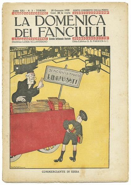 La Domenica Dei Fanciulli N.3 Del 18 Gennaio 1920 - copertina